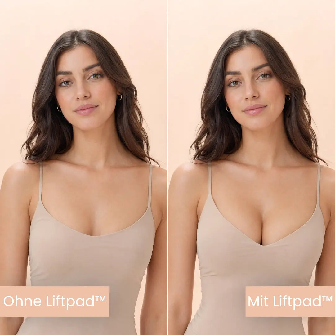 Liftpad™ — Trägerlos, 2 Körbchen mehr, ganz ohne BH