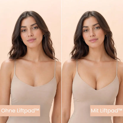 Liftpad™ — Trägerlos, 2 Körbchen mehr, ganz ohne BH