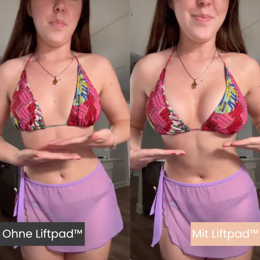 Liftpad™ — Trägerlos, 2 Körbchen mehr, ganz ohne BH